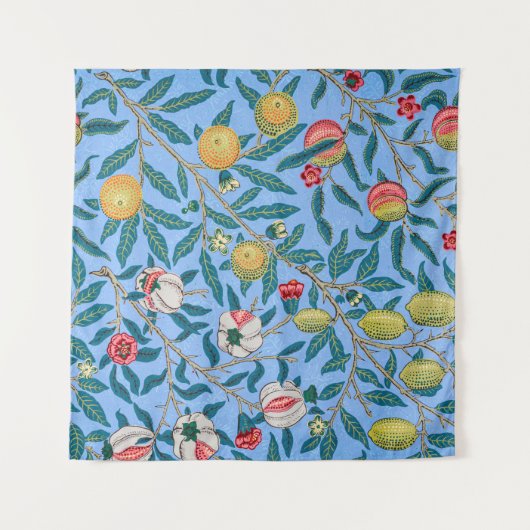 Vier fruit, William Morris Wandkleed (Voorkant (horizontaal))