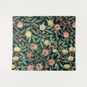 Vier fruit, William Morris Wandkleed (Voorkant (horizontaal))