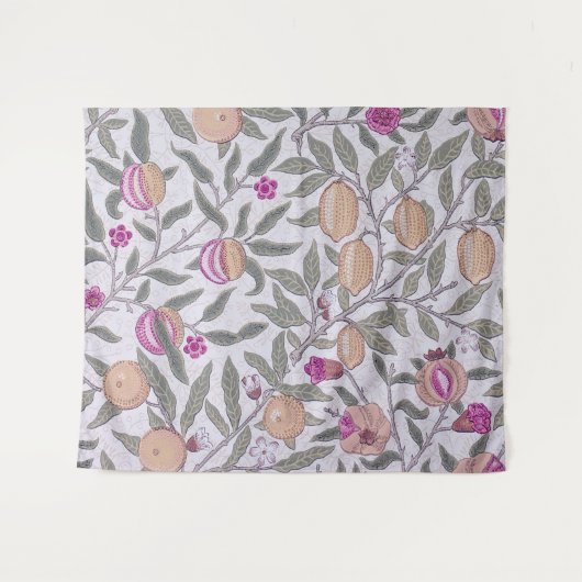 Vier fruit, William Morris Wandkleed (Voorkant (horizontaal))