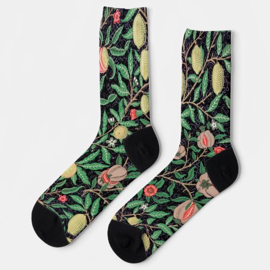 Vier Fruitpatroon, William Morris Sokken (Links)