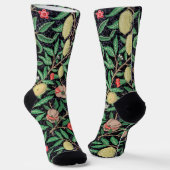 Vier Fruitpatroon, William Morris Sokken (Gebogen)