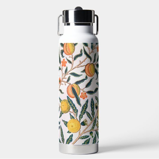 Vier Fruitpatroon, William Morris Waterfles (Voorkant)