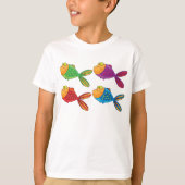 Vier Funny Fish T-Shirt (Voorkant)
