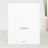 Vier Funny Golfer Cartoon Illustraties Kaart (Achterkant)