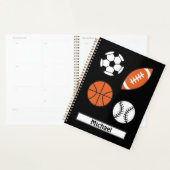 Vier Funny Sports Balls Planner (Display)