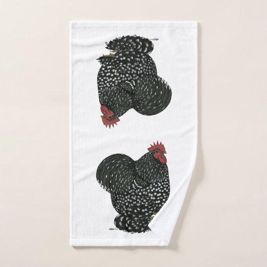 Vier Gamecocks Bad Handdoek (Handdoek)