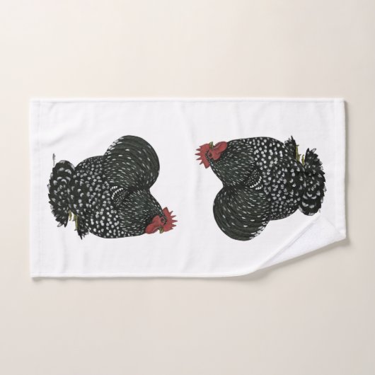 Vier Gamecocks Bad Handdoek (Handdoek)