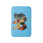 Vier Gamecocks Badmat (Voorkant Verticaal)