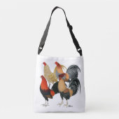 Vier Gamecocks Crossbody Tas (Achterkant)