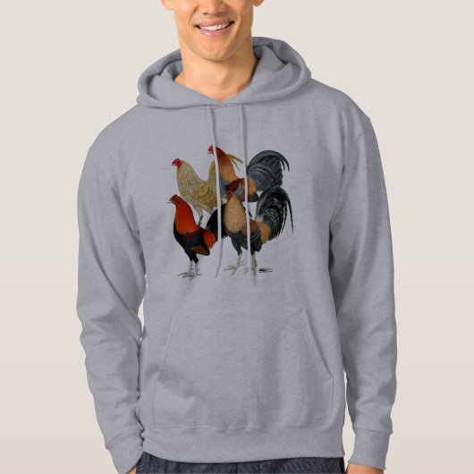 Vier Gamecocks Hoodie (Voorkant)