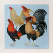 Vier Gamecocks Legpuzzel (Verticaal)