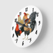 Vier Gamecocks Ronde Klok (Hoek)