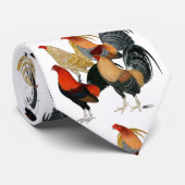 Vier Gamecocks Stropdas (Opgerold)