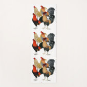 Vier Gamecocks Yogamat (Voorkant)