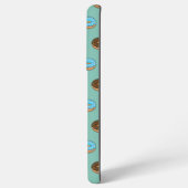 Vier geassorteerde donuts patroon samsung galaxy hoesje (Linkerkant)