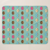 Vier geassorteerde donuts patroon sherpa deken (Voorkant (horizontaal))