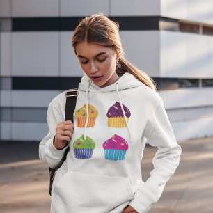 Vier gedecorbeerde koekjes hoodie