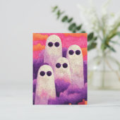 Vier geesten in een zonnebril briefkaart (Staand voorkant)