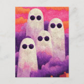 Vier geesten in een zonnebril briefkaart (Voorkant)