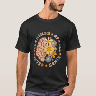 Vier geesten van alle soorten Neurodiversity 2 kan T-shirt