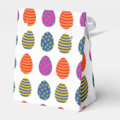 Vier gekleurde eitjes bedankdoosjes (Achterkant)