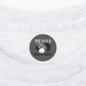 Vier gekweekte Bowls-Afbeeldingen, ijzer op etiket Labels (Aangebracht)