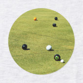 Vier gekweekte Bowls-Afbeeldingen, ijzer op etiket Labels (Design 2)