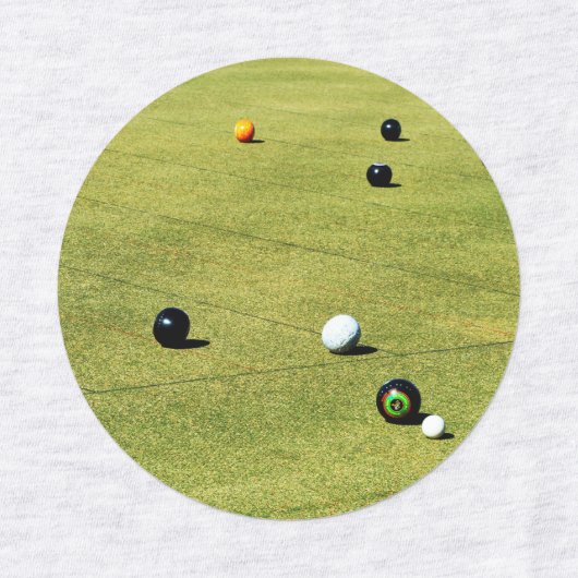 Vier gekweekte Bowls-Afbeeldingen, ijzer op etiket Labels (Design 2)