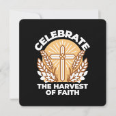 Vier geloof met oogst – Inspirerende kunst Kaart (Voorkant)