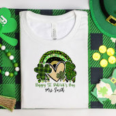 Vier geluk & liefde: gepersonaliseerde St. Patrick T-shirt