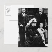Vier generaties Victoriaans Royaliteit Briefkaart (Voorkant / Achterkant)