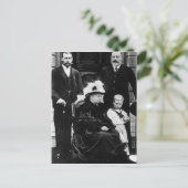 Vier generaties Victoriaans Royaliteit Briefkaart (Staand voorkant)