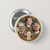 Vier Generatrions van Joe Kennedys Ronde Button 5,7 Cm (Voorkant /achterkant)