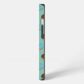 Vier Gevarieerde Donuts Patroon iPhone Hoesje (Linkerkant)