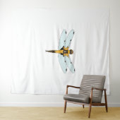 Vier gevlekte libel wandkleed (In Situ (horizontaal))