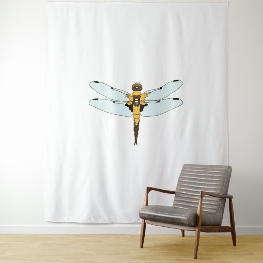 Vier gevlekte libel wandkleed (In situ)