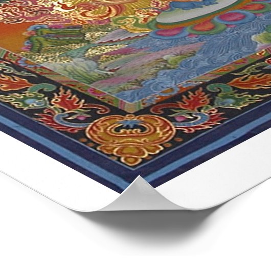 Vier-gewapend Poster van Ganesh (Hoek)