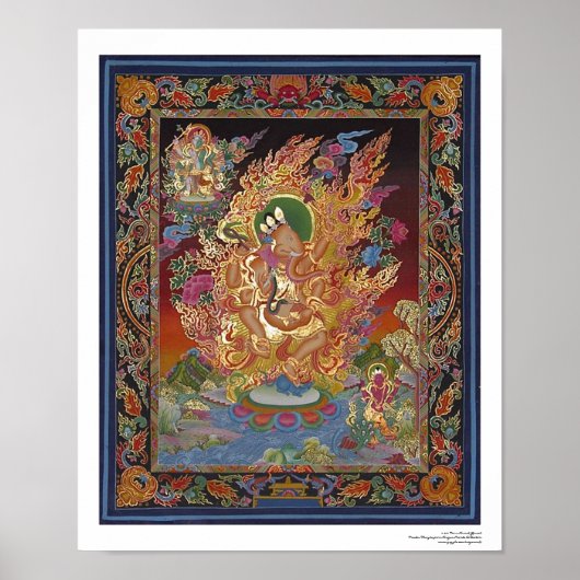 Vier-gewapend Poster van Ganesh (Voorkant)