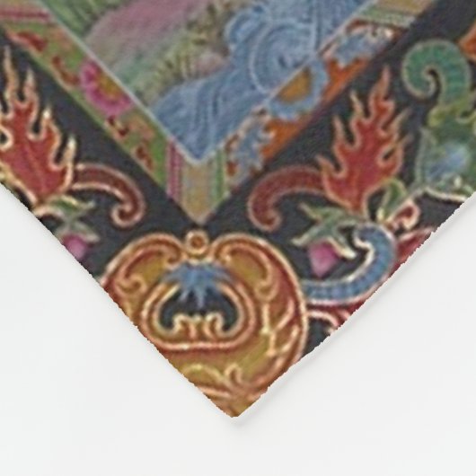 Vier-gewapende Ganesh Fleece Blanket Deken (Hoek)