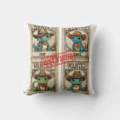 Vier Gezocht Kawaii Iguana Print Kussen (Voorkant)