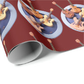 Vier gitaren cadeaupapier (Rol Hoek)