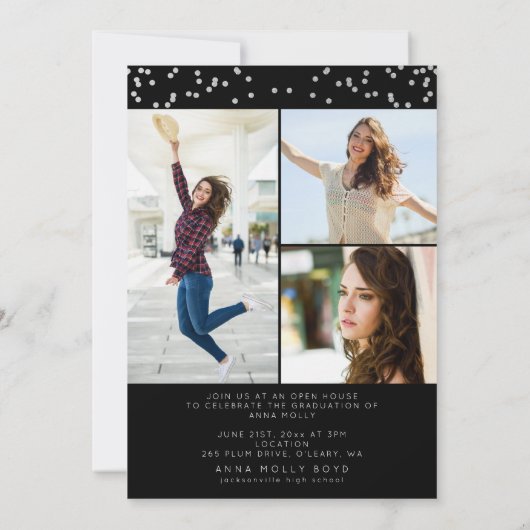 Vier goede tijden, afstuderen aankondigingen (Achterkant)