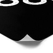 Vier Goede Tijm Grappig Eten Kruiden Pun Donker BG Poster (Hoek)