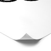 Vier goede tijm grappig voedsel kruiden woordspeli poster (Hoek)