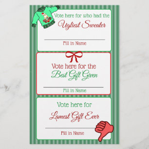 Vier grappige kerstspelletjes flyer