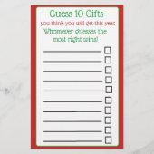 Vier grappige kerstspelletjes flyer (Achterkant)