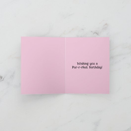 Vier grillige katten kaart (Binnen)