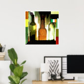 Vier groene velden poster (Thuiskantoor)