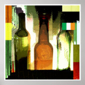 Vier groene velden poster (Voorkant)