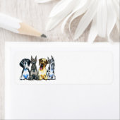 Vier Grote Denen Etiket (Insitu)